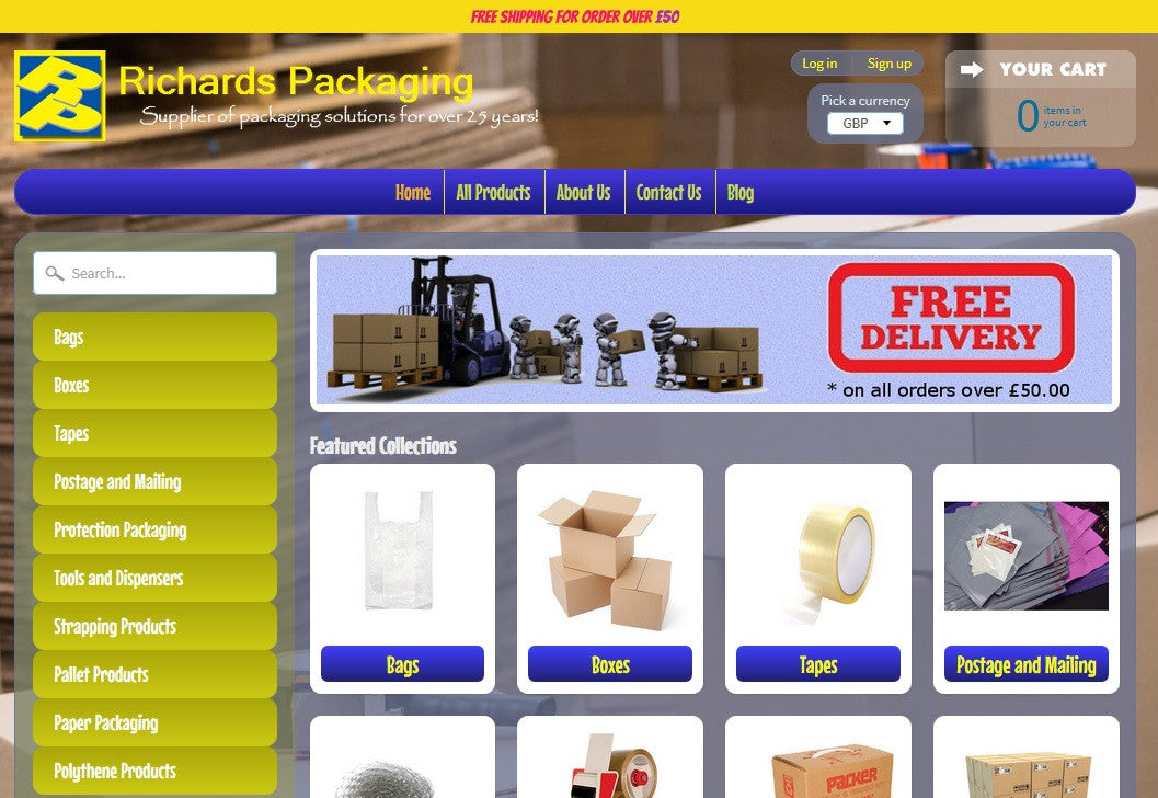 Richards Packaging launches brand new website