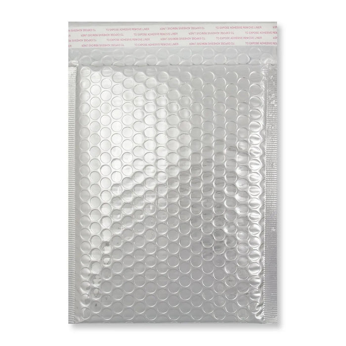 Bubble bag with self adhesive strip