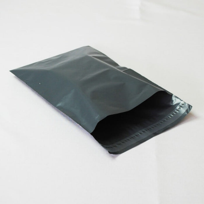 Grey Polythene Courier Bag (with permanent seal)