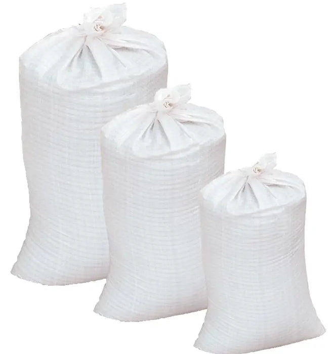 White Woven Polypropylene Sacks