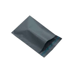 Grey Plastic Courier Bag (with permanent seal) - Richards Packaging